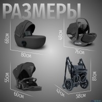 Модульная коляска  Pellegrino 3в1