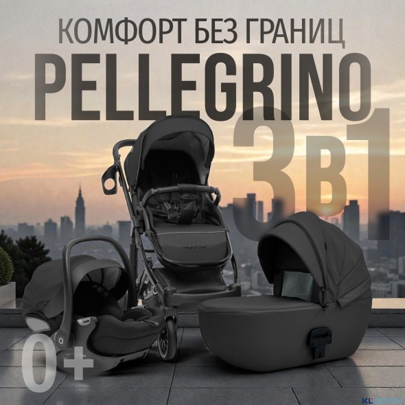 Модульная коляска  Pellegrino 3в1