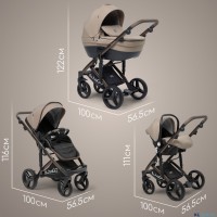 Детская коляска BubaGo Rosano 3 в 1