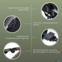 Детская коляска BubaGo Rosano 3 в 1