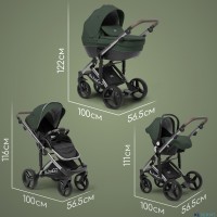 Детская коляска BubaGo Rosano 3 в 1