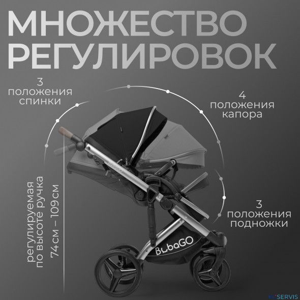 Детская коляска BubaGo Rosano 3 в 1