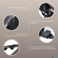 Детская коляска BubaGo Rosano 3 в 1