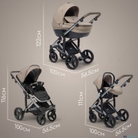 Детская коляска BubaGo Rosano 3 в 1