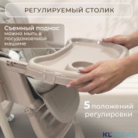 СТУЛЬЧИК-ЭЛЕКТРОКАЧЕЛИ ДЛЯ КОРМЛЕНИЯ BUBAGO AURORA