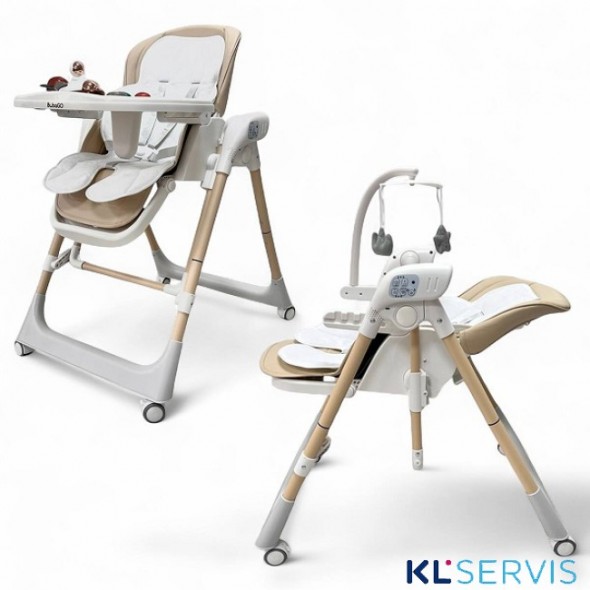СТУЛЬЧИК ДЛЯ КОРМЛЕНИЯ ЭЛЕКТРОКАЧЕЛИ ШЕЗЛОНГ 5 В 1 BUBAGO FRIDA 