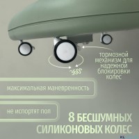 Стул для кормления BubaGO William 3 в 1 качалка ходунки 