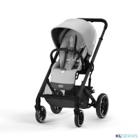 Коляска 3 в 1 Cybex Balios S Lux New 2023 шасси Black,  (с дождевиком)