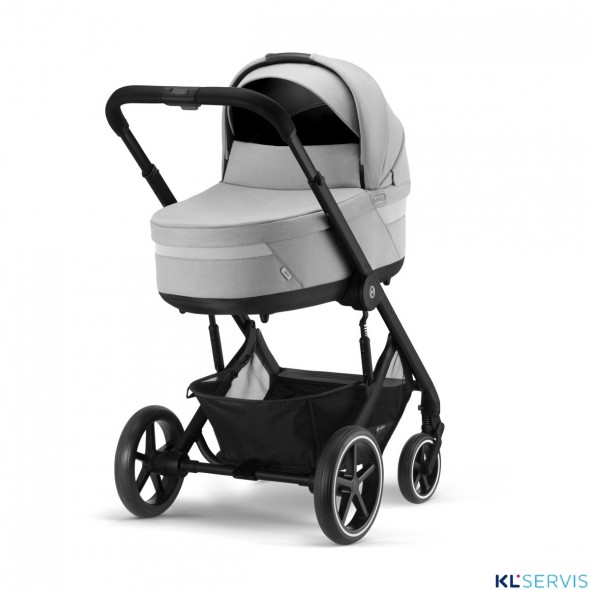 Коляска 3 в 1 Cybex Balios S Lux New 2023 шасси Black,  (с дождевиком)