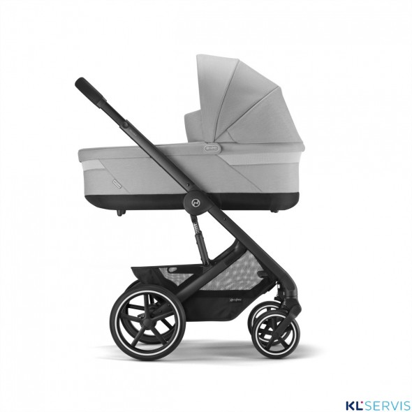 Коляска 3 в 1 Cybex Balios S Lux New 2023 шасси Black,  (с дождевиком)