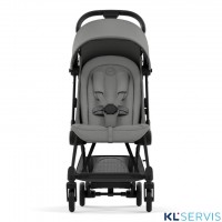 Коляска прогулочная Cybex Coya шасси Matt Black  с дождевиком