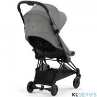 Коляска прогулочная Cybex Coya шасси Matt Black  с дождевиком