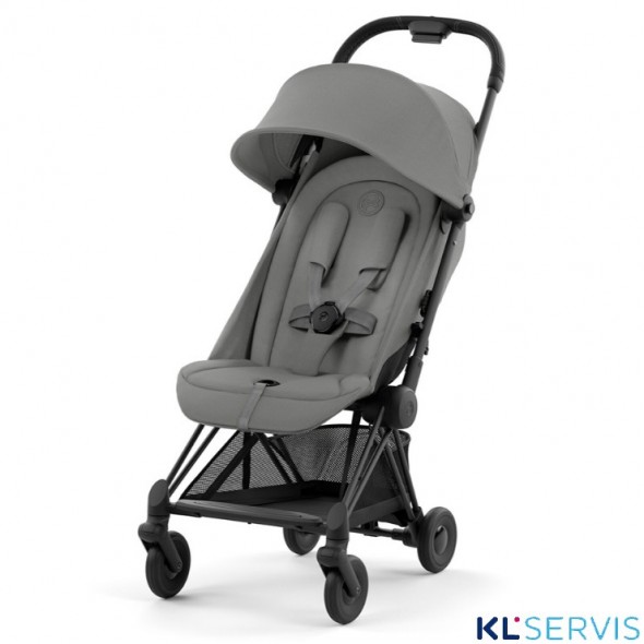 Коляска прогулочная Cybex Coya шасси Matt Black  с дождевиком