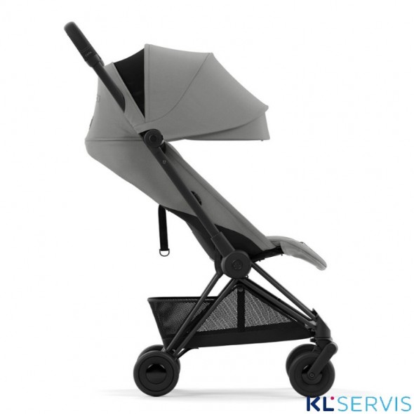 Коляска прогулочная Cybex Coya шасси Matt Black  с дождевиком