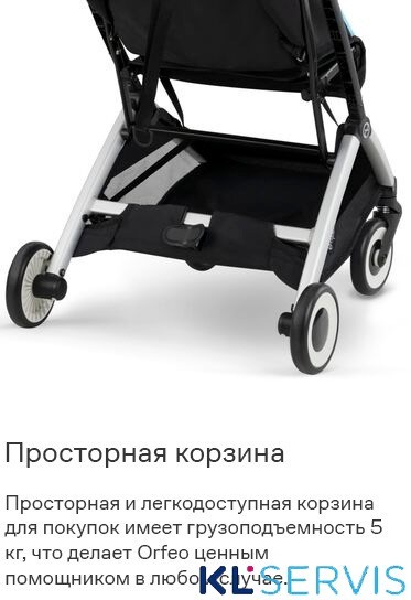 Коляска прогулочная Cybex Orfeo SLV (с дождевиком)