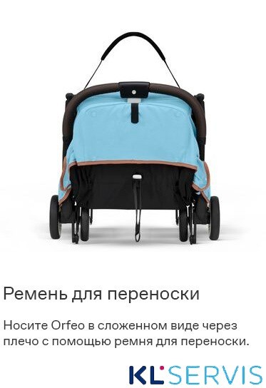 Коляска прогулочная Cybex Orfeo SLV (с дождевиком)