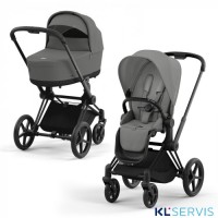 Коляска 2 в 1 Cybex Priam IV шасси Matt Black