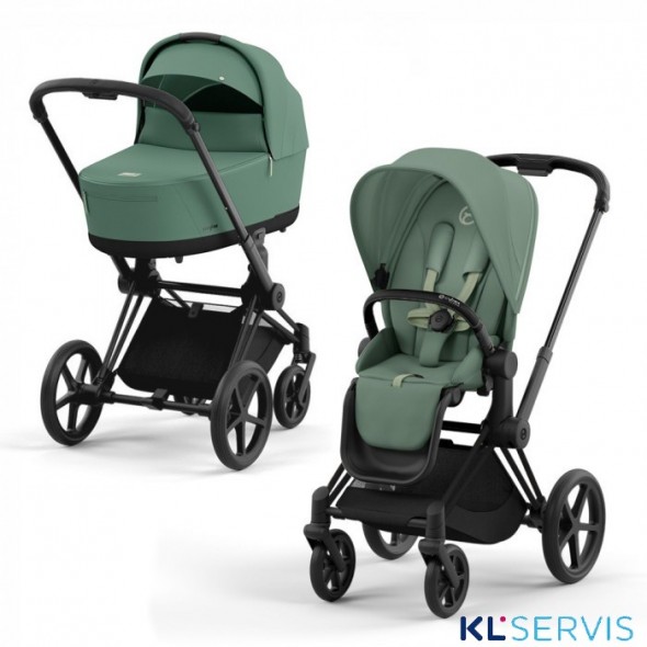 Коляска 2 в 1 Cybex Priam IV шасси Matt Black