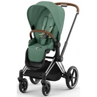 Коляска 2 в 1 Cybex Priam IV шасси Chrome Brown