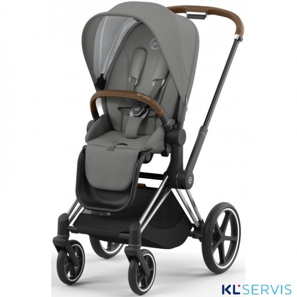 Коляска 2 в 1 Cybex Priam IV шасси Chrome Brown