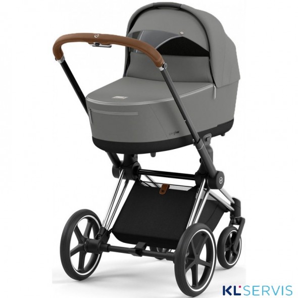 Коляска 2 в 1 Cybex Priam IV шасси Chrome Brown