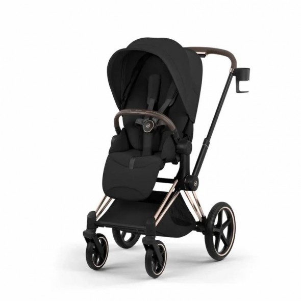 Коляска 2 в 1 Cybex Priam V шасси Rose Gold Style Collection