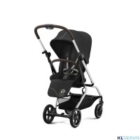 Коляска прогулочная Cybex Eezy S Twist+ 2 BLK (с дождевиком и бампером)