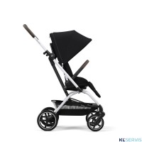 Коляска прогулочная Cybex Eezy S Twist+ 2 BLK (с дождевиком и бампером)