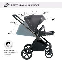 Коляска 2в1 Sweet Baby Elegante Chrome/GL