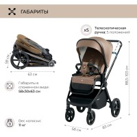 Коляска 2в1 Sweet Baby Elegante Chrome/GL