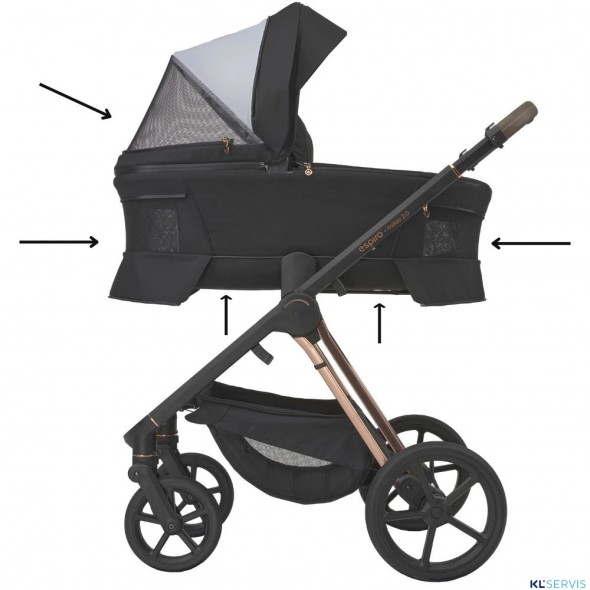 Детская коляска 2 в 1 Espiro Miloo 2.0, премиум-класса 