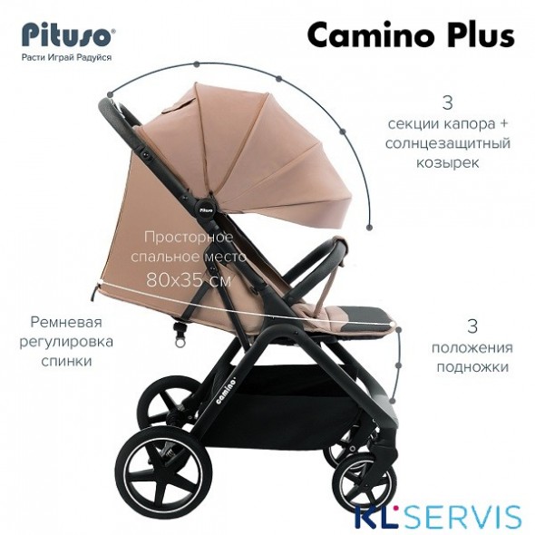 Прогулочная коляска Pituso Camino Plus