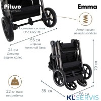 Прогулочная коляска Pituso Emma