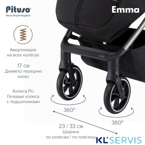 Прогулочная коляска Pituso Emma