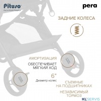 Коляска прогулочная Pituso Pera 2024