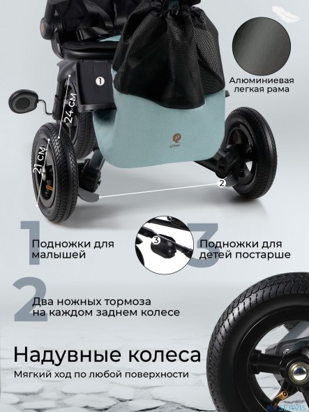 Трехколесный детский велосипед Qplay S702 Sprinter Max 