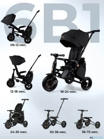 Трехколесный детский велосипед Qplay S702 Sprinter Max 