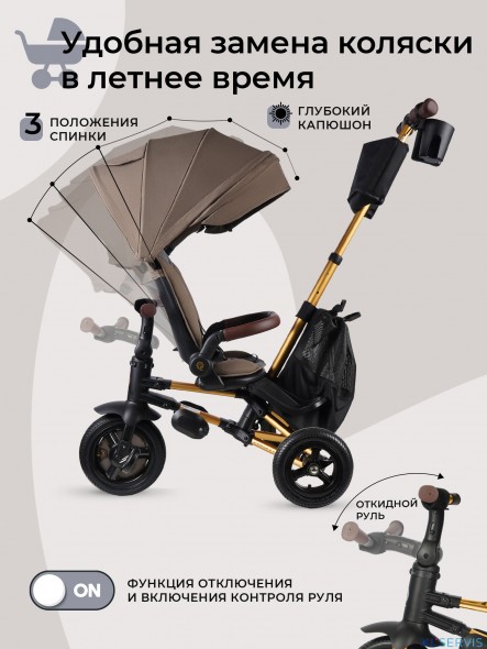 Складной трехколесный велосипед Qplay SPRINTER S MAX S702