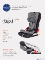 АВТОКРЕСЛО RANT TAXI ISOFIX 1/2/3 (9-36 КГ)