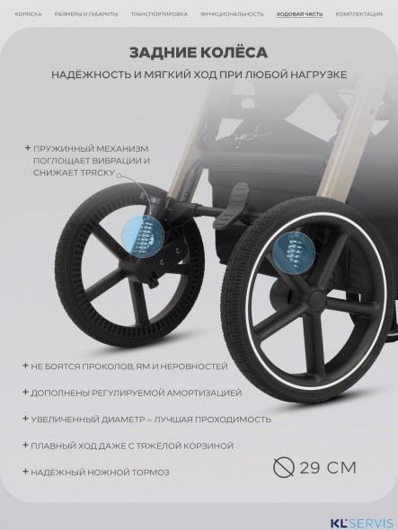 Прогулочная коляска Rant CASPIA 2.0 Soft RA100