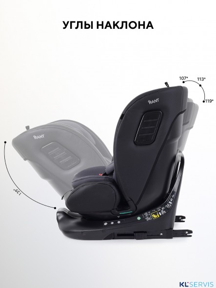 АВТОКРЕСЛО RANT SKYLINE PRO ISOFIX (40-150 СМ)