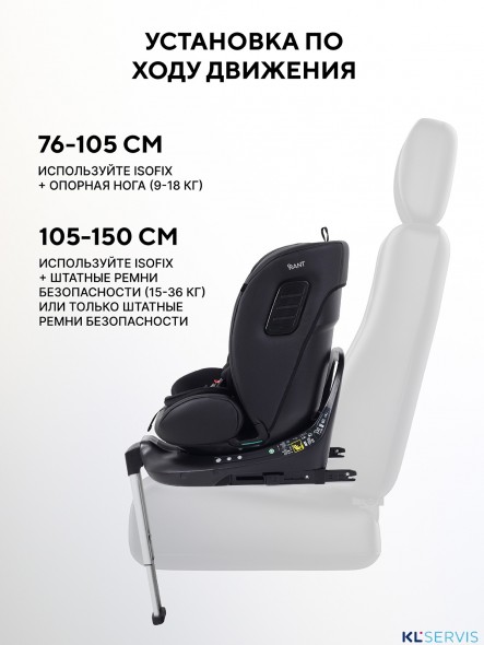 АВТОКРЕСЛО RANT SKYLINE PRO ISOFIX (40-150 СМ)