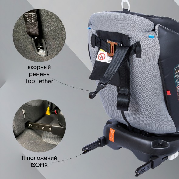 Автокресло поворотное группа 0123 (0-36) Sweet Baby Ranger 360 Isofix