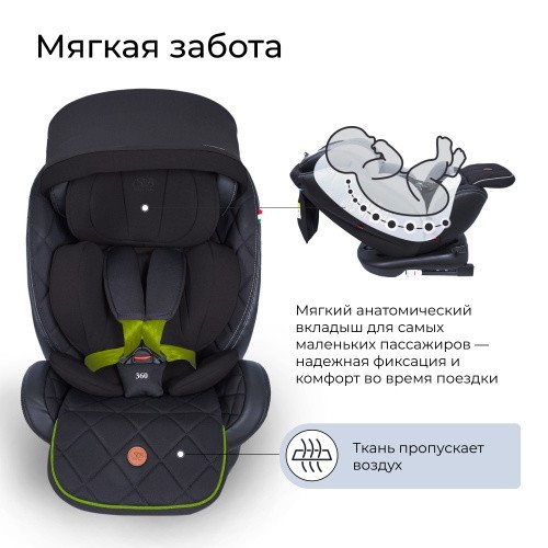 Автокресло поворотное группа 0123 (0-36) Sweet Baby Suburban 360 Isofix