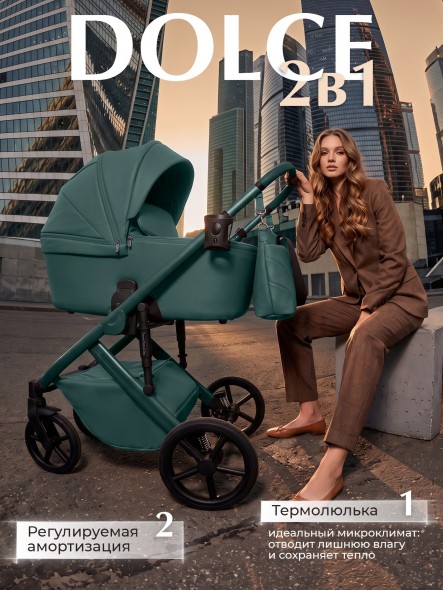 Коляска 2в1 SBL Dolce 2026 
