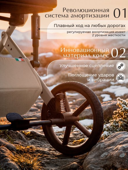 Коляска 2в1 SBL Dolce 2026 
