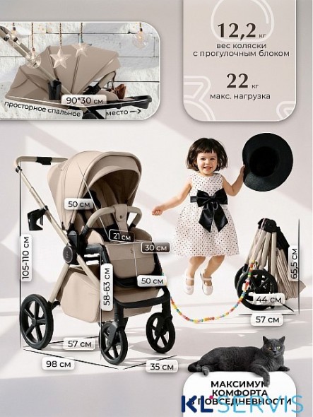 Коляска 2в1 SBL Elegante Therma (Colore) 