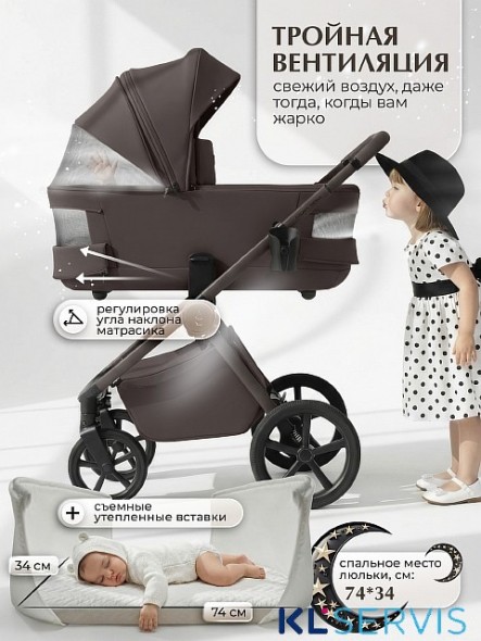 Коляска 2в1 SBL Elegante Therma (Colore) 