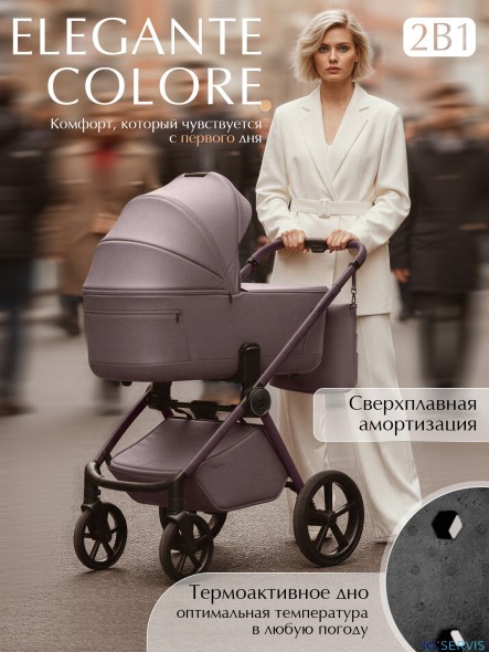 Коляска 2в1 SBL Elegante Therma (Colore) 