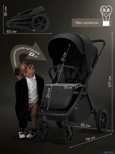 Прогулочная коляска Sweet Baby SBL Elegante D 2025